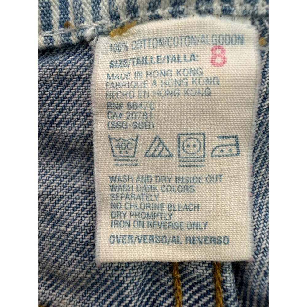 Tommy Hilfiger Vintage 90s High Rise Jeans Tapestry Hem Light Wash | Women's 8 - Picture 12 of 15